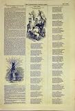 Angel Visits Lyric New Year Mackay Old Print 1850