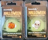 Set of 2 Flashing Halloween Pins