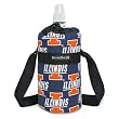 University of Illinois Fighting Illini Logo Water Bottle Holder Sport Bottles - GIFT IDEA for Fitness Golf Golfers Soccer Workout Gifts and Gift Ideas For Him Her Athletes Man Men, Women, Ladies Alumni Runners Joggers