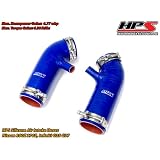 07 08 09 Nissan 350Z 3.5L VQ35HR HPS Silicone Post MAF Air Intake Hose Blue by HPS
