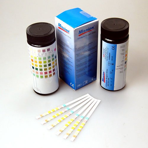 2 x 100 x 10 Parameter MISSION Urinalysis Multisticks Urine Strip Test Stick StripsBlood