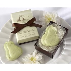  The Perfect Pair inch Scented Pear Soap - Baby Shower Gifts & Wedding Favors (Set of 24)