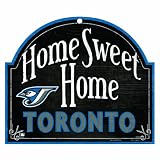 MLB Toronto Blue Jays 11-by-9 Wood "Home Sweet Home" Sign