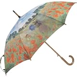 Galleria Monet Poppy Field Auto Stick Umbrella