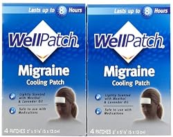 WellPatch Migraine Cooling Headache Pads-4ct