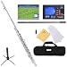 Mendini MFE-S Silver Plated Key of C Flute + 1 Yr Warranty, Case, Tuner, Stand, Cleaning Rod & Cloth, Joint Grease, & a Pair of 