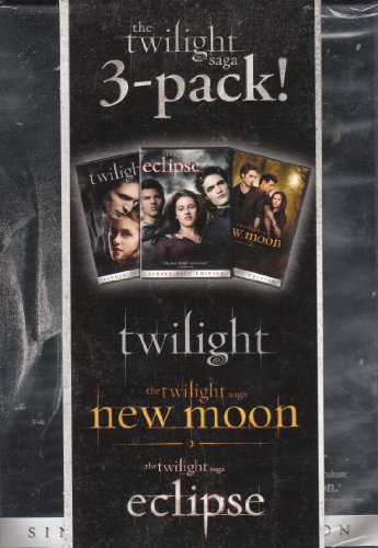 The Twilight Saga: 3-Pack (Twilight, New Moon, Eclipse) (DVD) – Starring Kristen Stewart, Robert Pattinson, Taylor Lautner (DVD – 2011) (Widescreen)