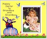 Happy Easter Grandma and Grandpa - Picture Frame Gift
