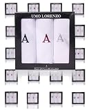 Boxed 3 pc. Initial Cotton Handkerchiefs