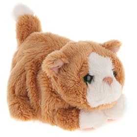 Fur Real - 25926, Peluche interattivo Snuggimals, Gatto, colore: Marrone e Bianco