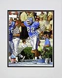Alge Crumpler University of North Carolina Tar Heels 2000 Action Double Matted 8O x 10O Photograp