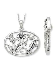 Always Here For You, Hummingbird Necklace in Silver