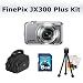 Fujifilm FinePix JX300 14 MP Digital Camera with SSE Package: Includes - FinePix JX300 Digital Camera, 8 GB Memory Card, Tripod, Cleaning Kit, LCD Lens Protector and a Case