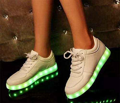 Colorful his-and-hers Unisex LED Luminous Casual Sneaker(5.5M)