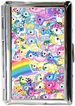 Greg Trek Custom Mini My Little Pony Rainbow Dash Vogue Cool Sliver Stainless Steel Cigarette Case As a gift for your friends or father