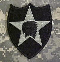 2nd Infantry Division ACU Patch Foliage Green