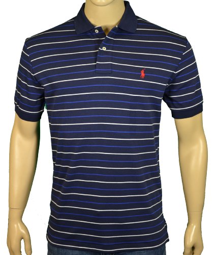 Polo Ralph Lauren Men Striped Interlock Pony Logo T-shirt