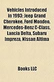 Vehicles Introduced in 1993: Jeep Grand Cherokee, Ford Mondeo, Mercedes-Benz Iclass, Lancia Delta, Subaru Impreza, Nissan Altima-