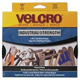 Velcro Industrial Strength Sticky-Back Hook and Loop Fasteners, 2 Inches x 15 Feet Roll, White (90198)