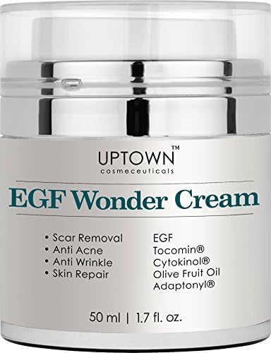 Uptown Cosmeceuticals Anti Wrinkle and Acne Scar Removal EGF Cream - 50 ml by Uptown Cosmeceuticals