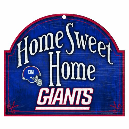 NFL New York Giants 10-by-11 inch Wood 