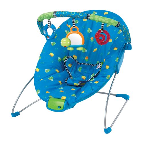 Buy Low Price KIDS II Bright Starts Bouncing Buddies Cradling Bouncer in Blue B001134IL2