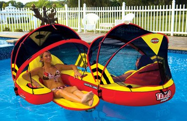 SportsStuff Tango Floating Lounger - Yellow