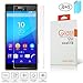 3X Nacodex Sony Xperia Z4 / Xperia Z3+ / Z3 Plus Premium Tempered Glass Screen Protector Film 0.3mm 2.5D [3-Pack] - Retail Package (for Sony Xperia Z4)