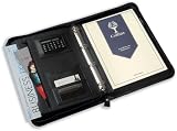 Review Collins  / Collins Conference Portfolio Leather-look Zipped with Calculator A4 W260xD30xH362mm Black Ref 5090