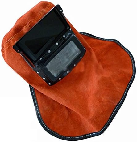 Tasso Comfortable Leather Welder Welding Protective Gear Mask Work Cap Hood Helmet