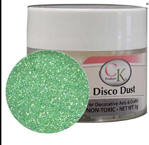 CK Products American Disco Dust, Green Rainbow, 5 Gram