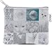 Catseye White Gallery Zip Purse, 10cm x 11cm by Jellycat