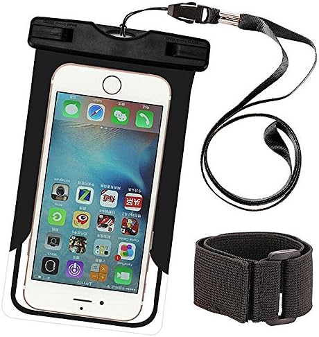 Waterproof Cell Phone Case Dry Bag Pouch [With Armband,Lanyard] for iPhone 6,6S,6 Plus,6S Plus, 7 7Plus,Samsung Galaxy S5,S6,S7,Edge,Note 3,4,5,7, LG G3,G4,G5 (Green)