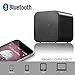 Bluetooth Speakers,ACLUXS Magicbox Portable Wireless Speaker with Enhanced Bass for iPhone, iPad Mini, iPad 4/3/2, iTouch, Nexus, Samsung and other Smart Phones and Mp3 Players,Black