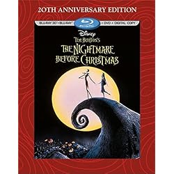 Tim Burton's The Nightmare Before Christmas - 20th Anniversary Edition (Blu-ray 3D/Blu-ray/DVD + Digital Copy)