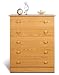 Oak 5-Drawer Chest