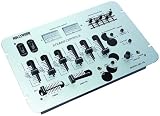  : Mischpult HOLLYWOOD 'MX-5S' 5-Kanal, silber, VU-Levelmeter