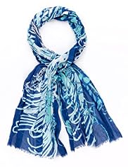 Lightweight Wisteria Floral Scarf