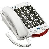 Clarity JV35 Amplified Corded Phone with Talk Back Numbers
