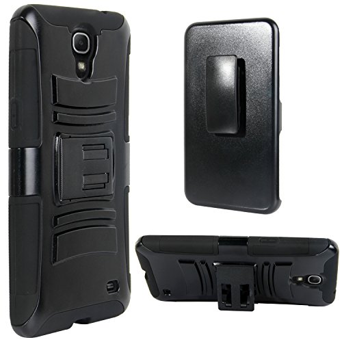 Galaxy Mega 2 Case, Galaxy Mega 2 HOLSTER Case, E LV Samsung Galaxy Mega 2 Holster Case Cover - Dual Layer Armor Defender Protective Case Cover with kickstand and Belt Swivel Clip for Samsung Galaxy Mega 2 with 1 Stylus