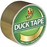 Duck Brand 280748 Metallic Color Duct Tape, Gold, 1.88 Inches x 10 Yards, Single Roll