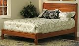 Chatham 268 Highland Road Shaker Sleigh Low Profile Bed Finish: Antique Black, Size: Queen