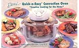 Deni 10120 Deni Quick-n-easy Convection Oven Creative Cooking for The Home Cookbook