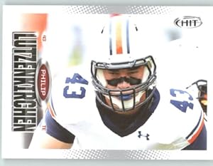 2013 Sage Hit Football Card #143 Philip Lutzenkirchen / Auburn - St. Louis Rams (RC - Rookie Card) NFL Trading Cards