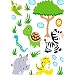 Tierisch lustige Wandtattoos f�rs Kinderzimmer - Motiv: "S�dafrika"
