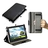 Poetic HardBack Protective Case for Samsung Galaxy Tab 2 7.0 (NOT Fit OLD Version, NO Flash HOLE) With HandStrap with Built-in Folding Cover - Black (Stylus Holder / Inner Strap to hold the cover open is a plus) (3 Year Manufacturer Warranty From Poetic)(Specially Designed for Samsung Galaxy Tab 2 7.0 ONLY)