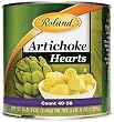 Roland Artichoke Hearts (40/50 Count), 5 lb. 8 oz. Can