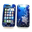 Apple iPhone 3G & 3GS Snap-on Protector Hard Case Image Cover "Ocean Bloom" Design