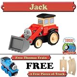 Jack from Thomas The Tank Engine Wooden Train Set - Free 2 Pieces of Track & Free Thomas the Tank Engine
