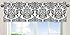 Black and White Isabella Girls Window Valance by Sweet Jojo Designs